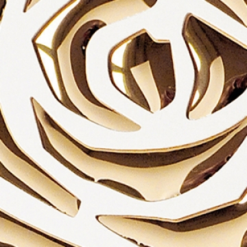 13920 ROSES Champagner PF met/Gold (2.6х1.0х1.4) 3D